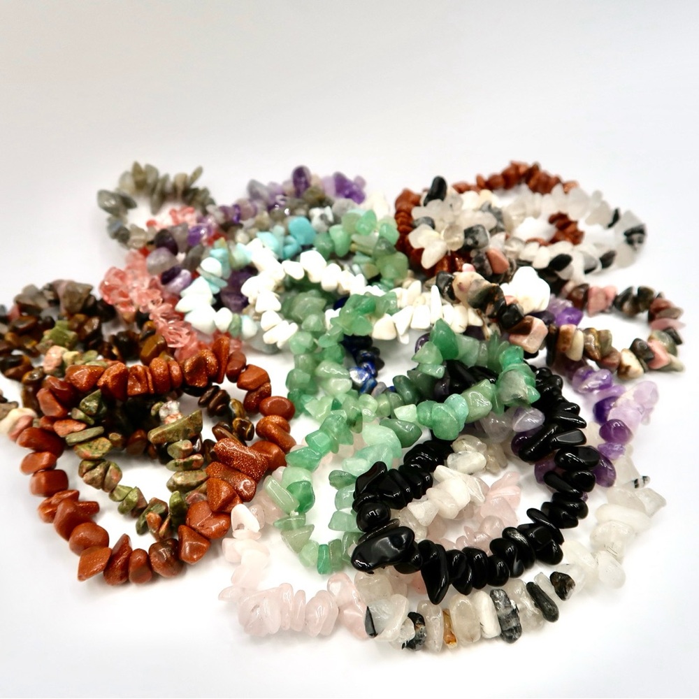 BULK MYSTERY NATURAL STONE BRACELETS!